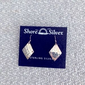 NEW Pretty Sterling Silver Dangle Earrings